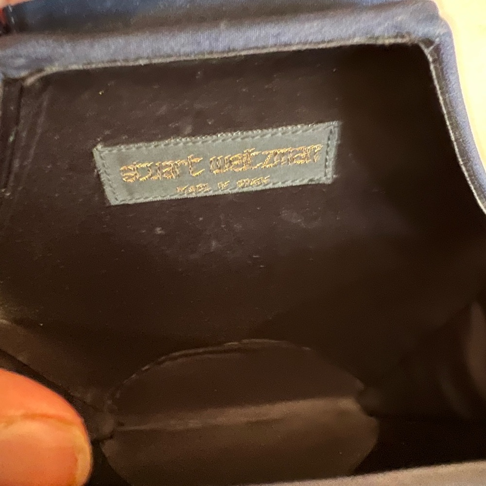 Stuart Weitzman Evening Solid Construction Blue W… - image 3